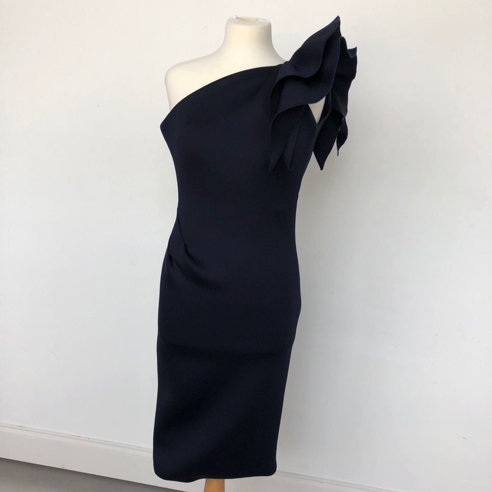 Jovani One Shoulder Ruffle Dress